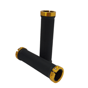 Gold Bolt Rubber Hand Grips