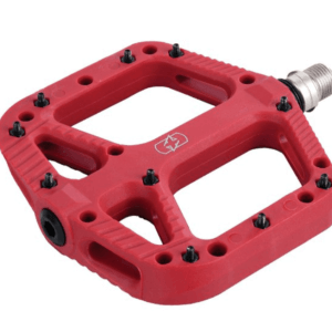 OXFORD LOAM 20 NYLON FLAT PLATFORM PEDALS Red