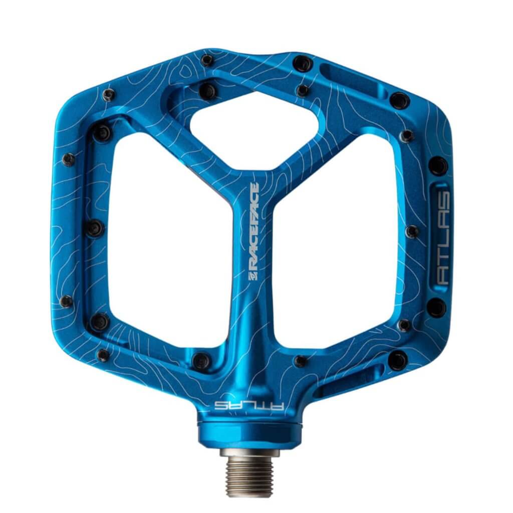 Race Face Atlas MTB Flat Pedals, Blue