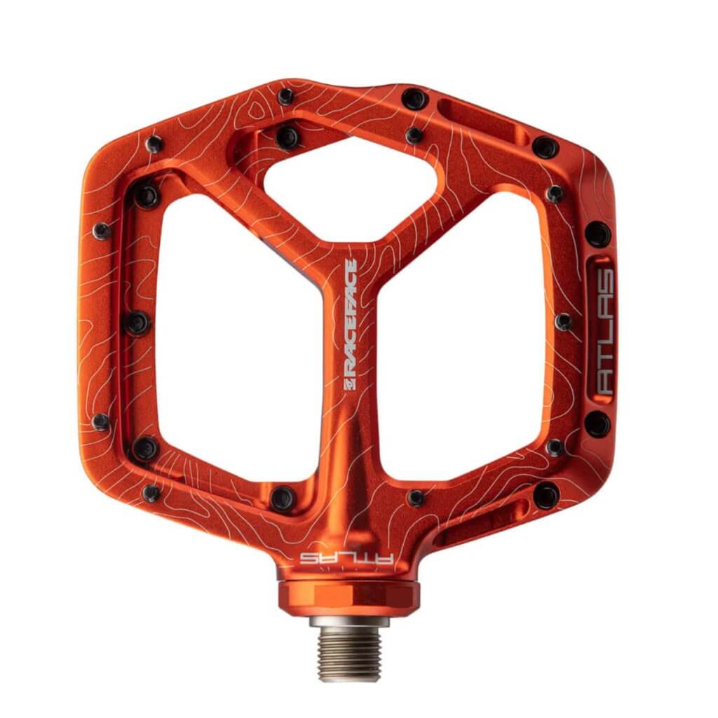 Race Face Atlas MTB Flat Pedals, Orange